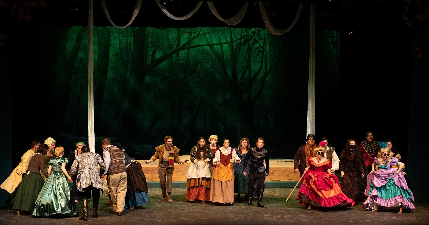 UNH Into the Woods dress rehearsal