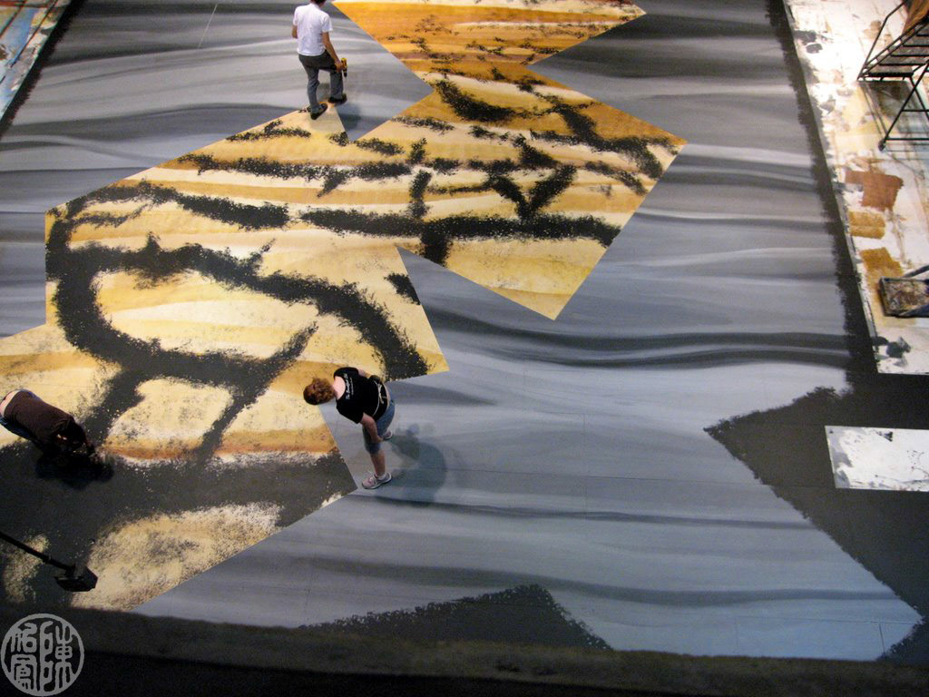 Holes Stage floor