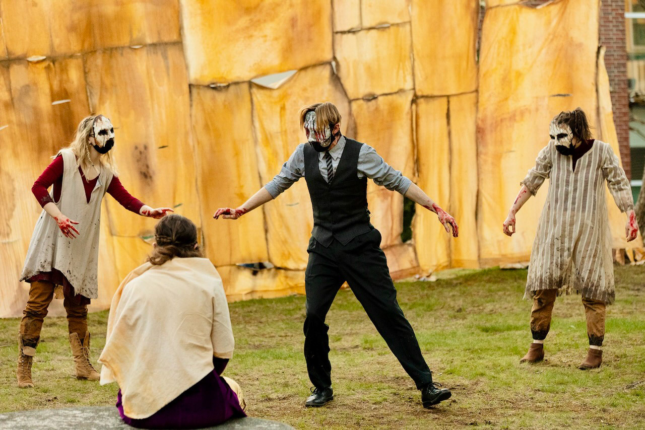 Hecuba dress rehearsal