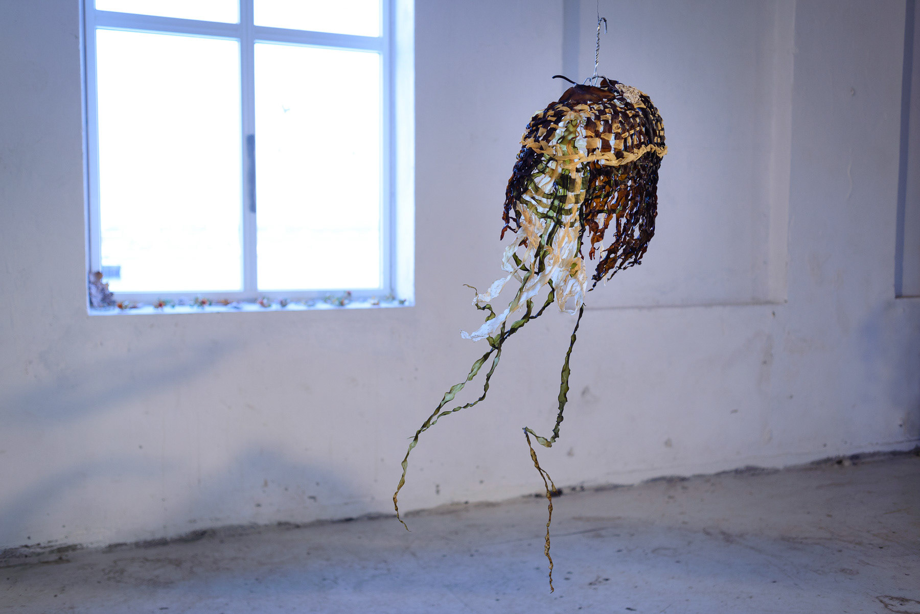 Detalj fra utstillingen på Strandveikaia. Foto: Theodor With