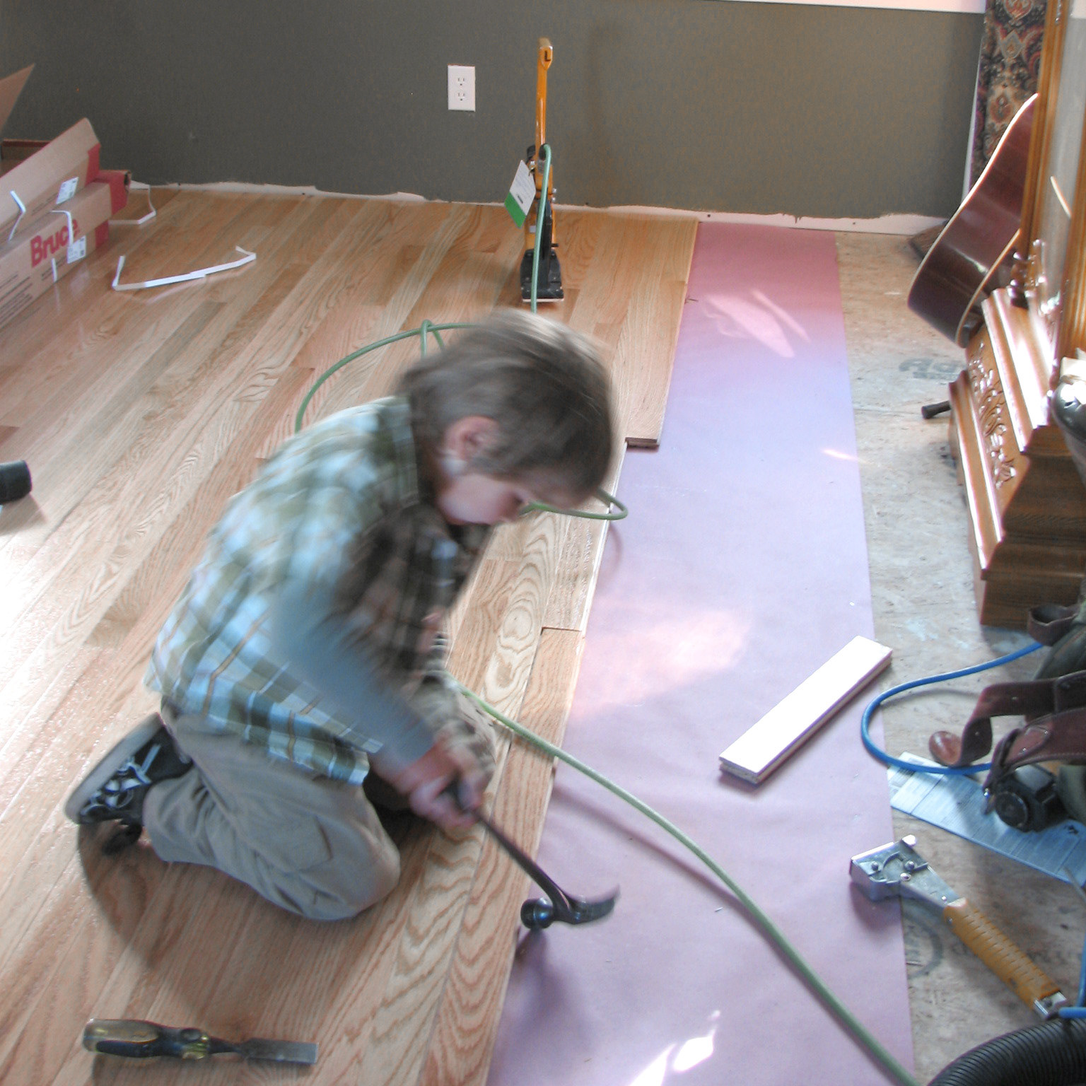 Installing flooring