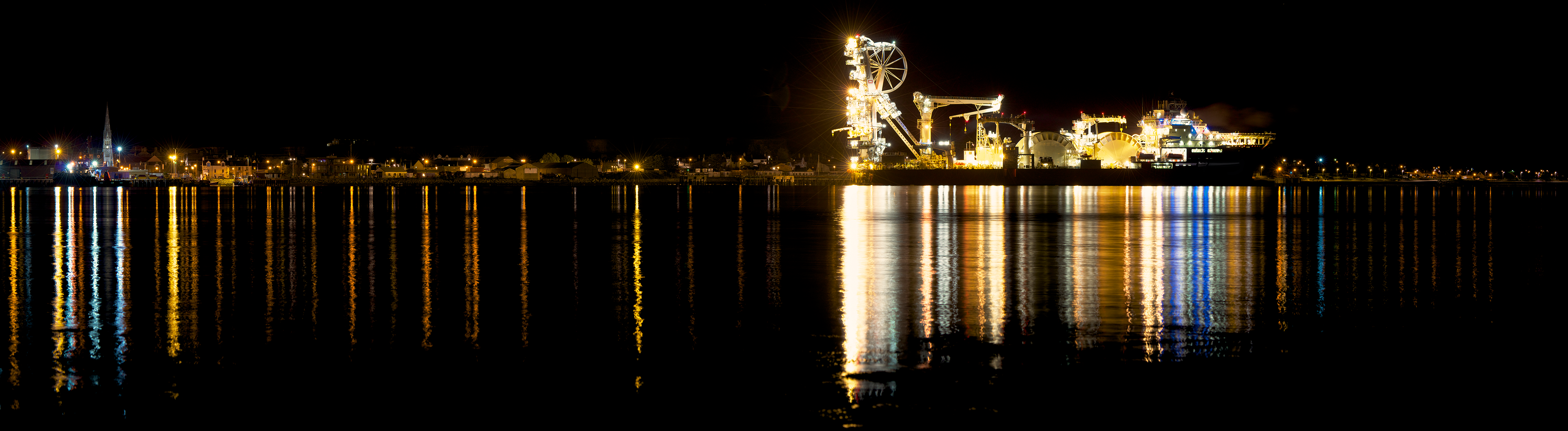 Invergordon Service Base - Night