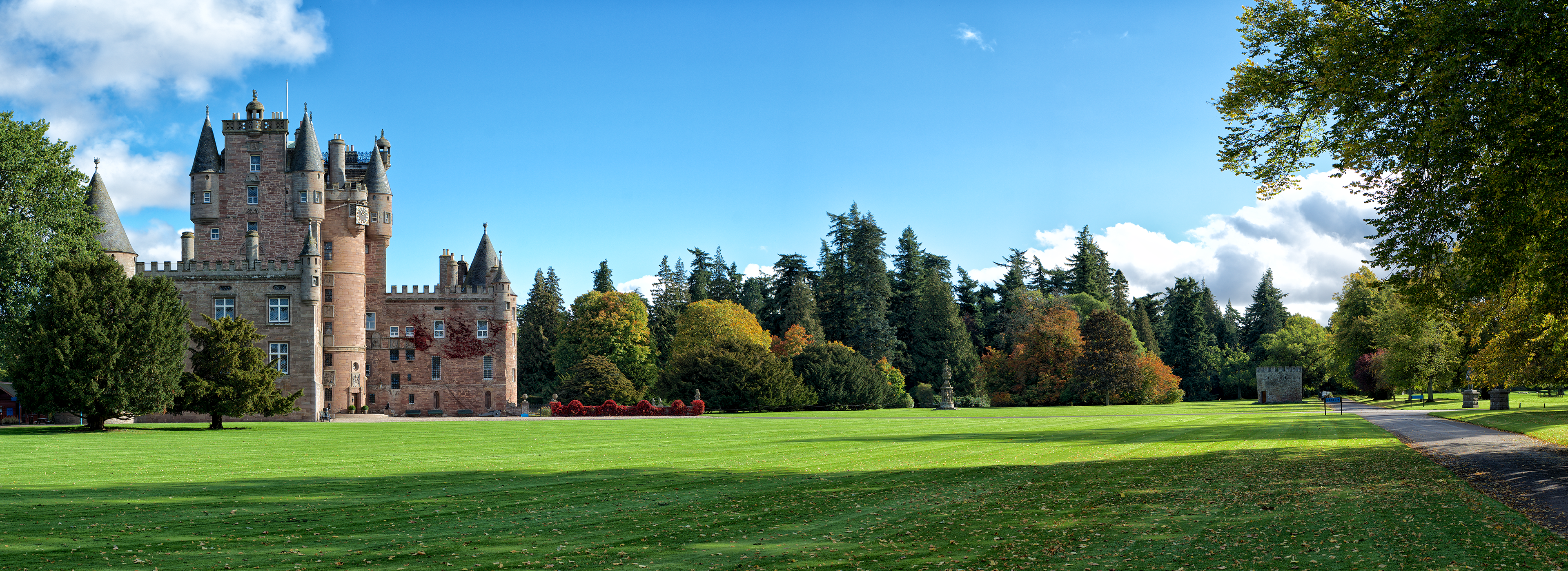 Glamis Castle - East Side View