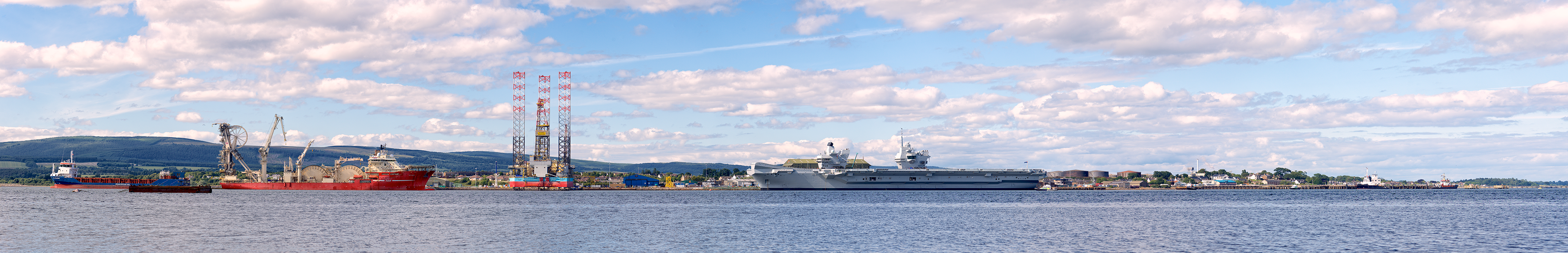 Invergordon with HMS Queen Elisabeth