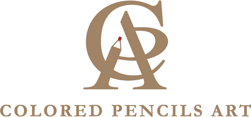 Colored Pencils Art Logo
