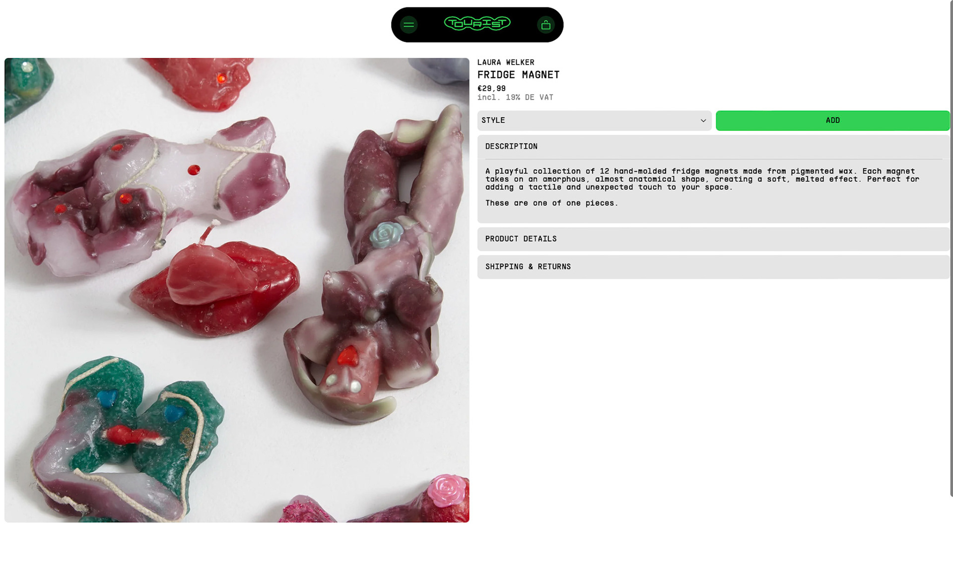 Collaboration piece with Laura Walker