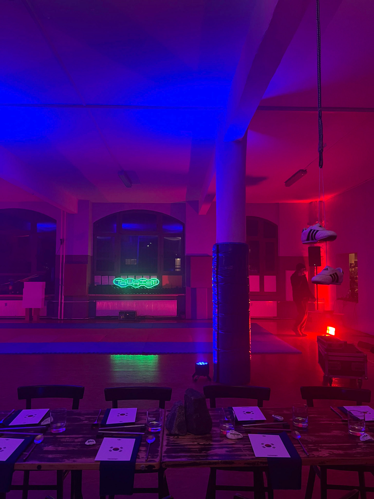 Evening event set-up