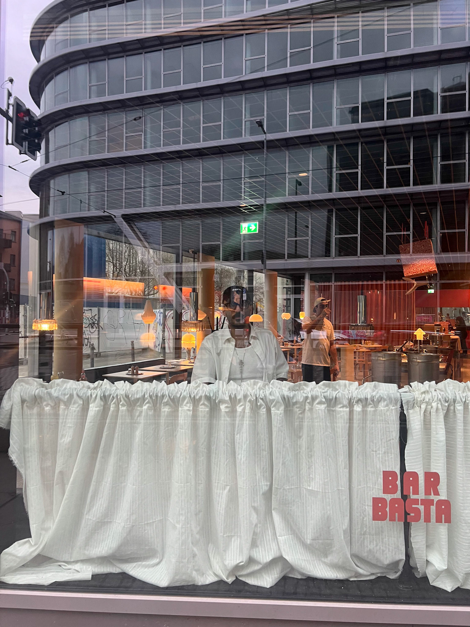 Curtains in progress