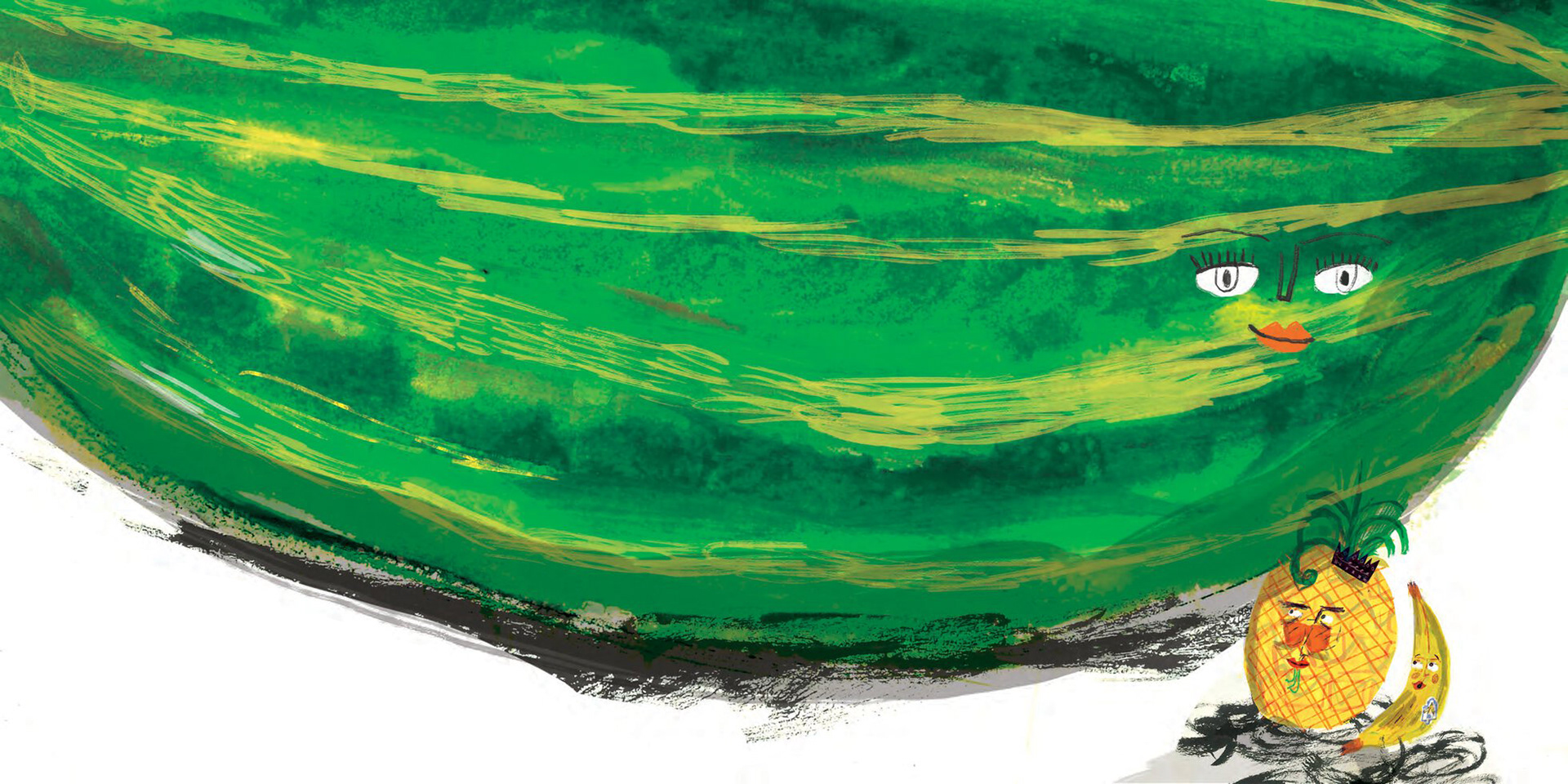Illustrations for 'Mandy Is Still A Banana' By Zoe Arena- Selected for Dpictus Picture Book Showcase 4