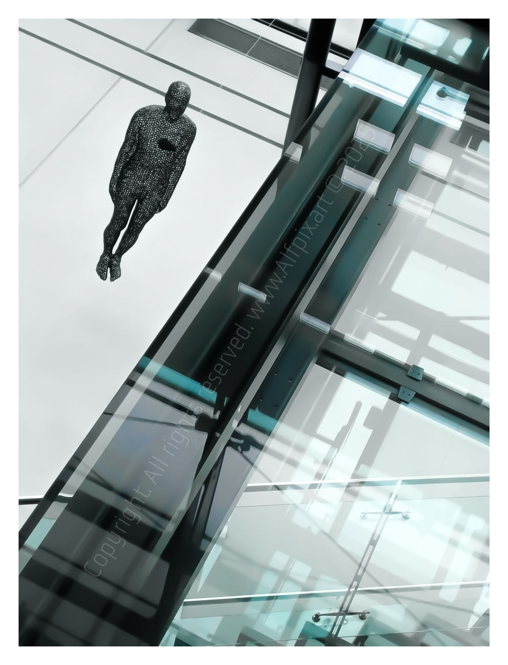 The stunningly attractive lift at Manchester Art Gallery. UK. Colour image. threeof three.