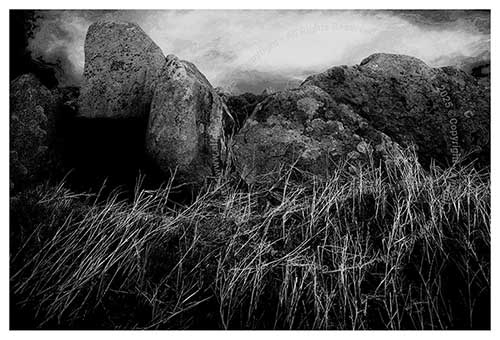 Straw and Sky. Derwent Edge. Shot using a shift lens on Panasonic S1. 