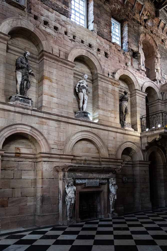 Statues - by some miracle they survived the fire that destroyed much of Seaton Delaval Hall.