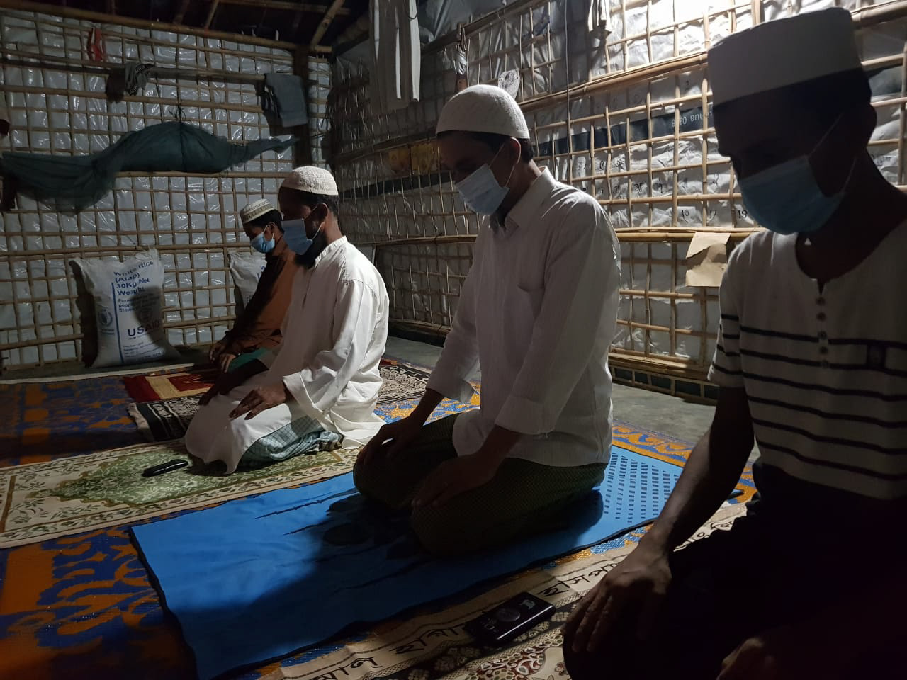 Dil Kayas - socially distanced prayer