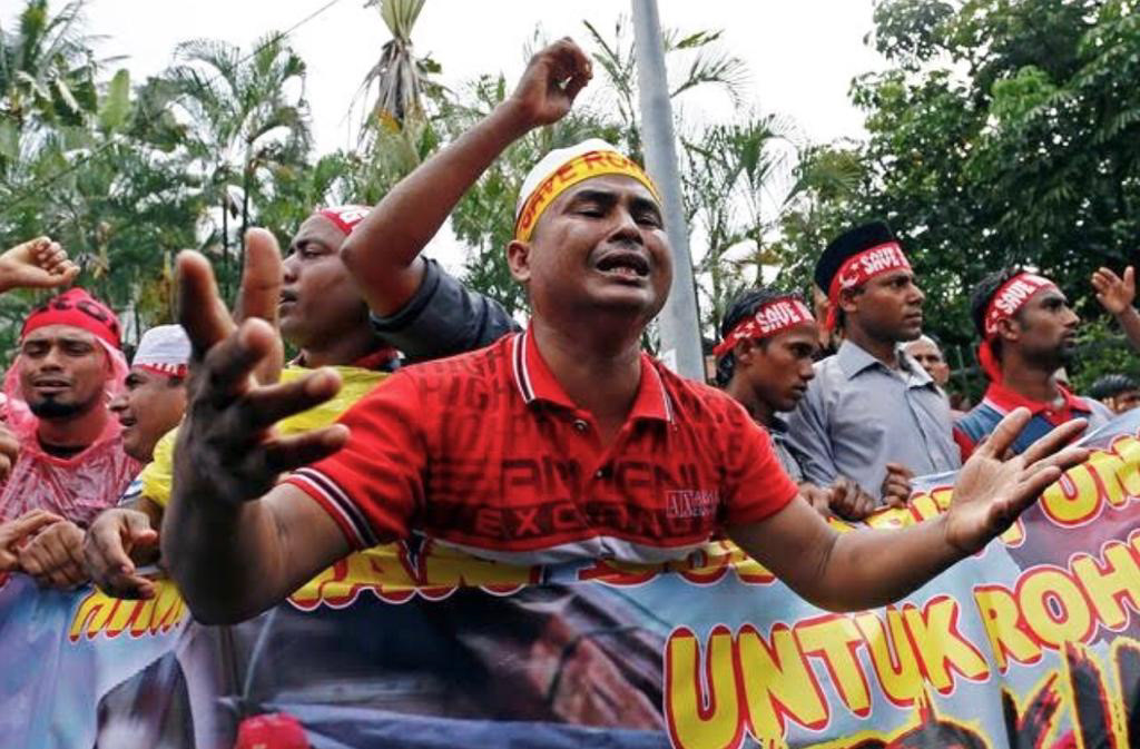Ziaur Rahman - demo in Kuala Lumpur