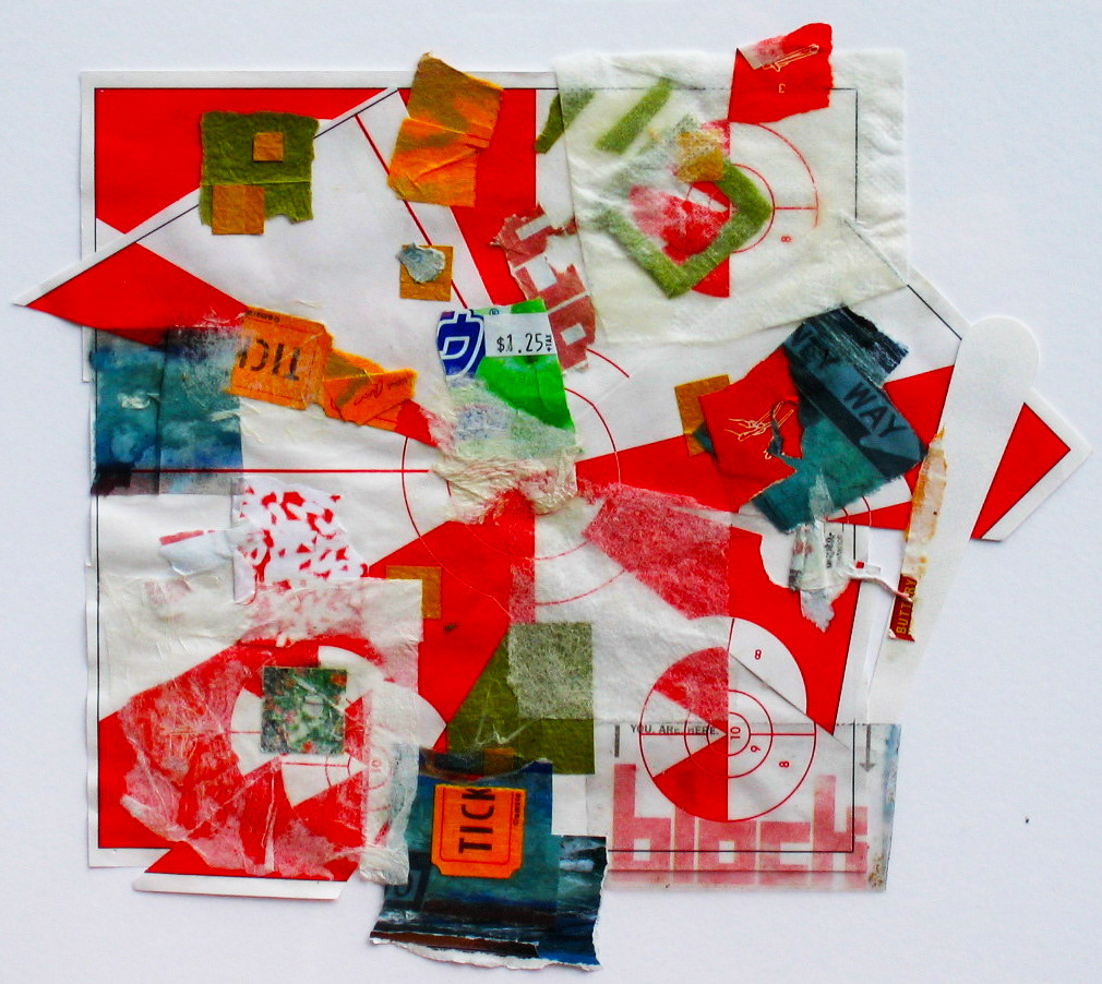 "Target" - paper and acrylic on paper, 2006