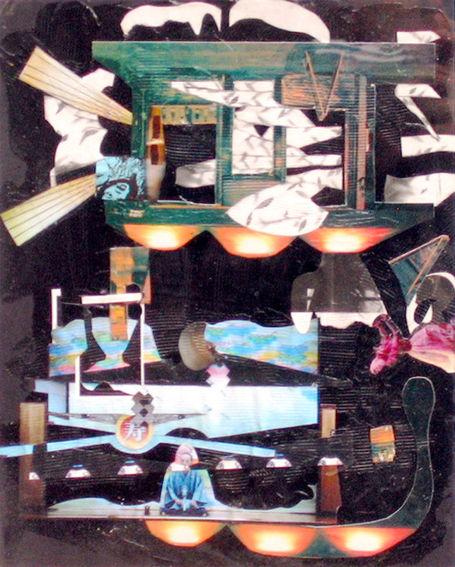"Monk" - paper and acrylic on paper, 2006