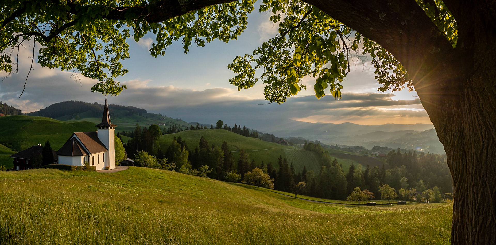 Sunnenuntergang in Buchen
