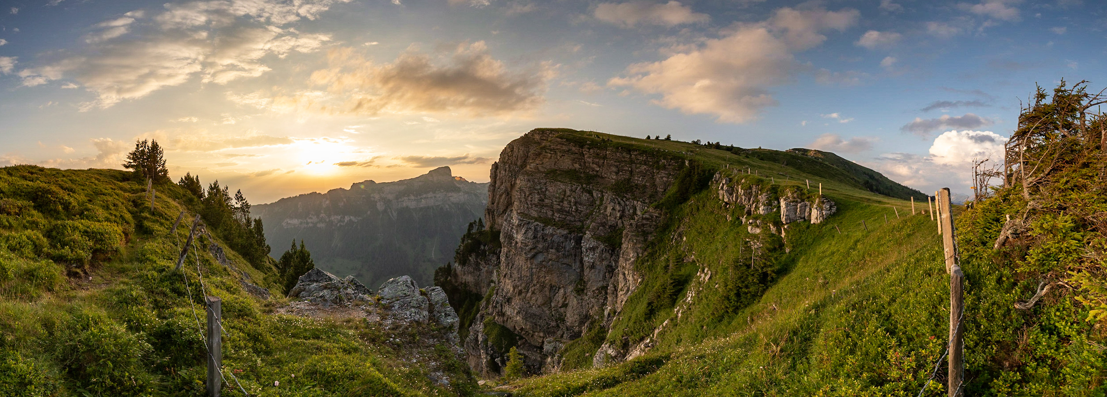 Sonnenaufgang auf dem Niederhorn