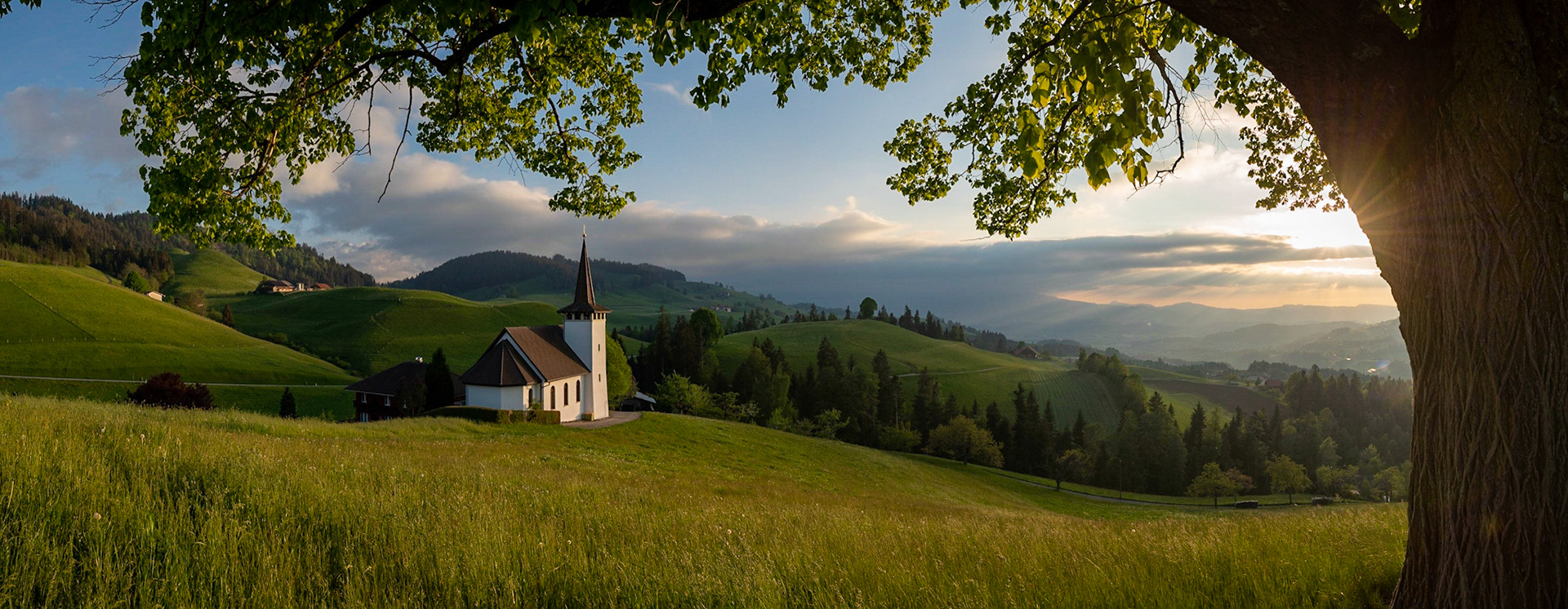 Sunnenuntergang in Buchen