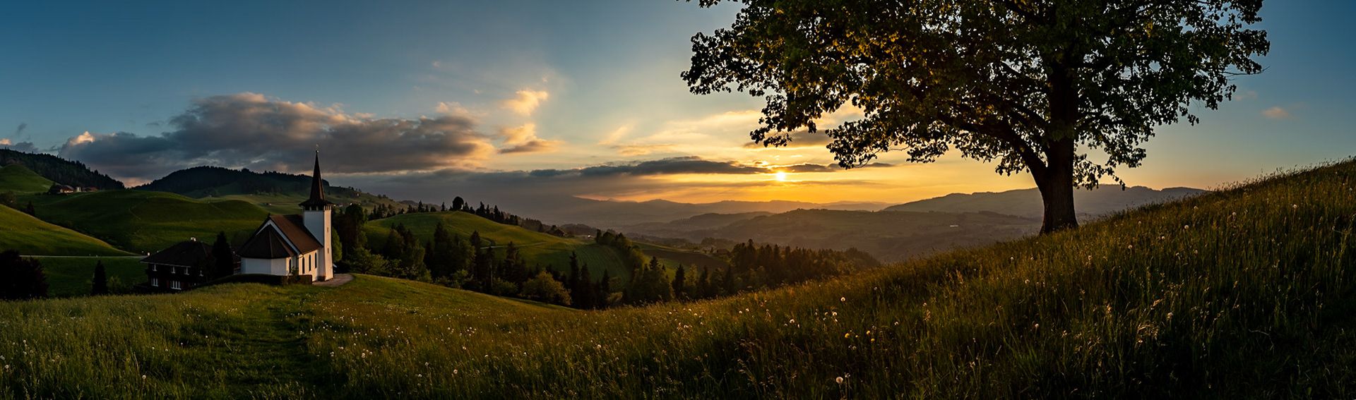 Sunnenuntergang in Buchen