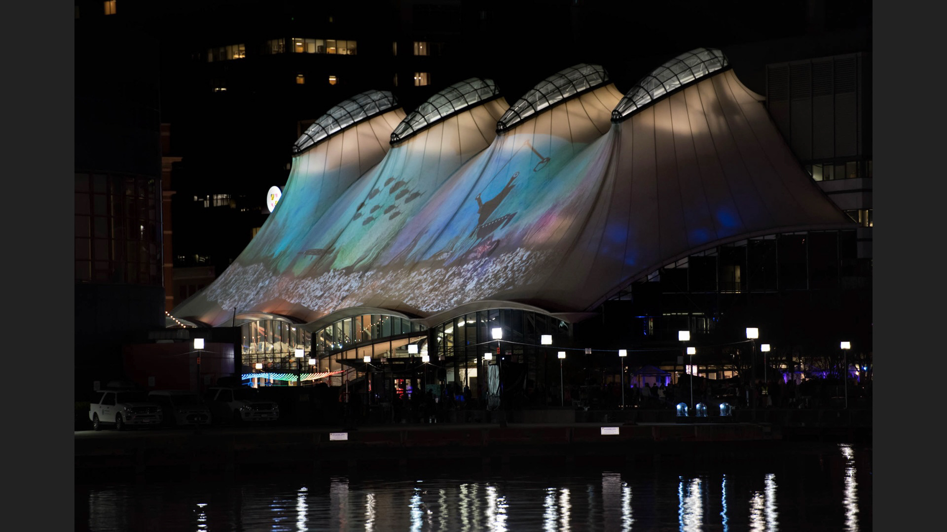 Projected Aquaculture at Light City Baltimore (2016)