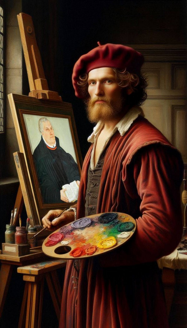 Lucas Cranach d.J. - AI Concept Art - 2025
