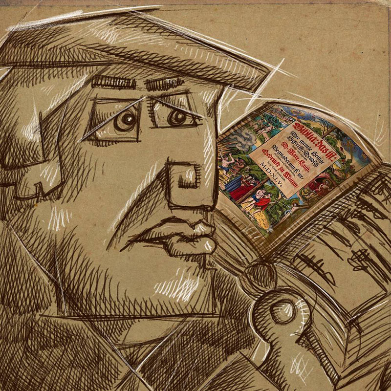 Martin Luther 540 - Digital Art -2023