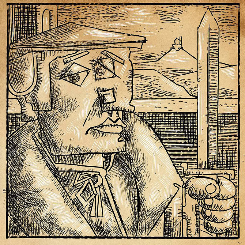 Thomas Müntzer II - Digital Art -2023