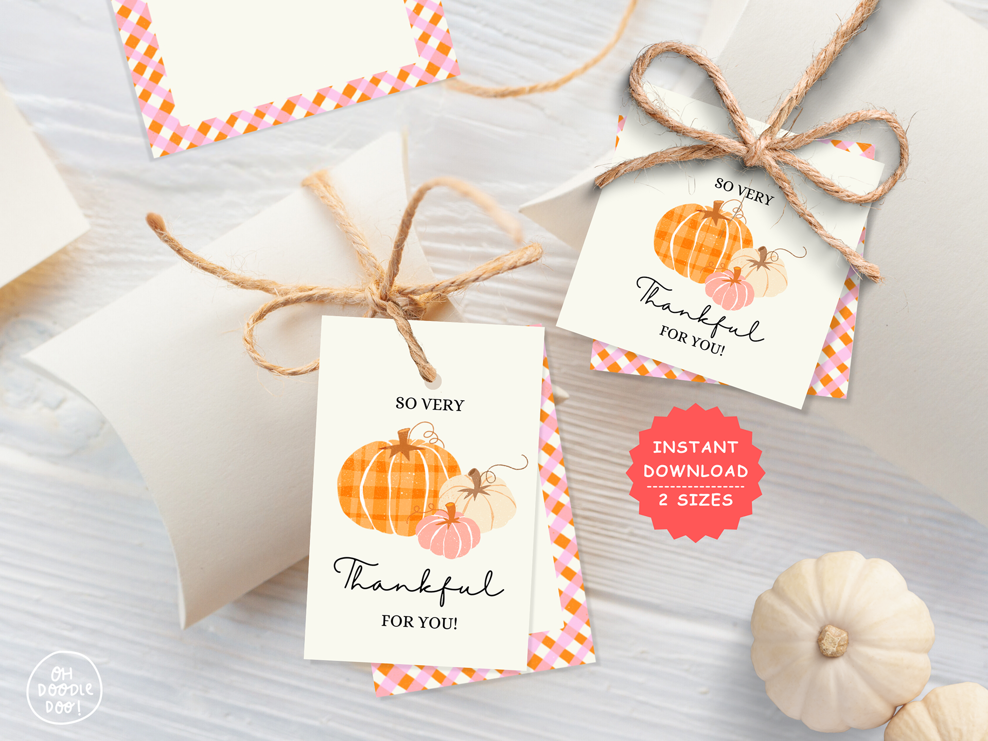 Multi use Thanksgiving Gift Tag, Place card, Name Card bundle, Autumn Fall Gift Tag, Printable,So Very Thankful for you