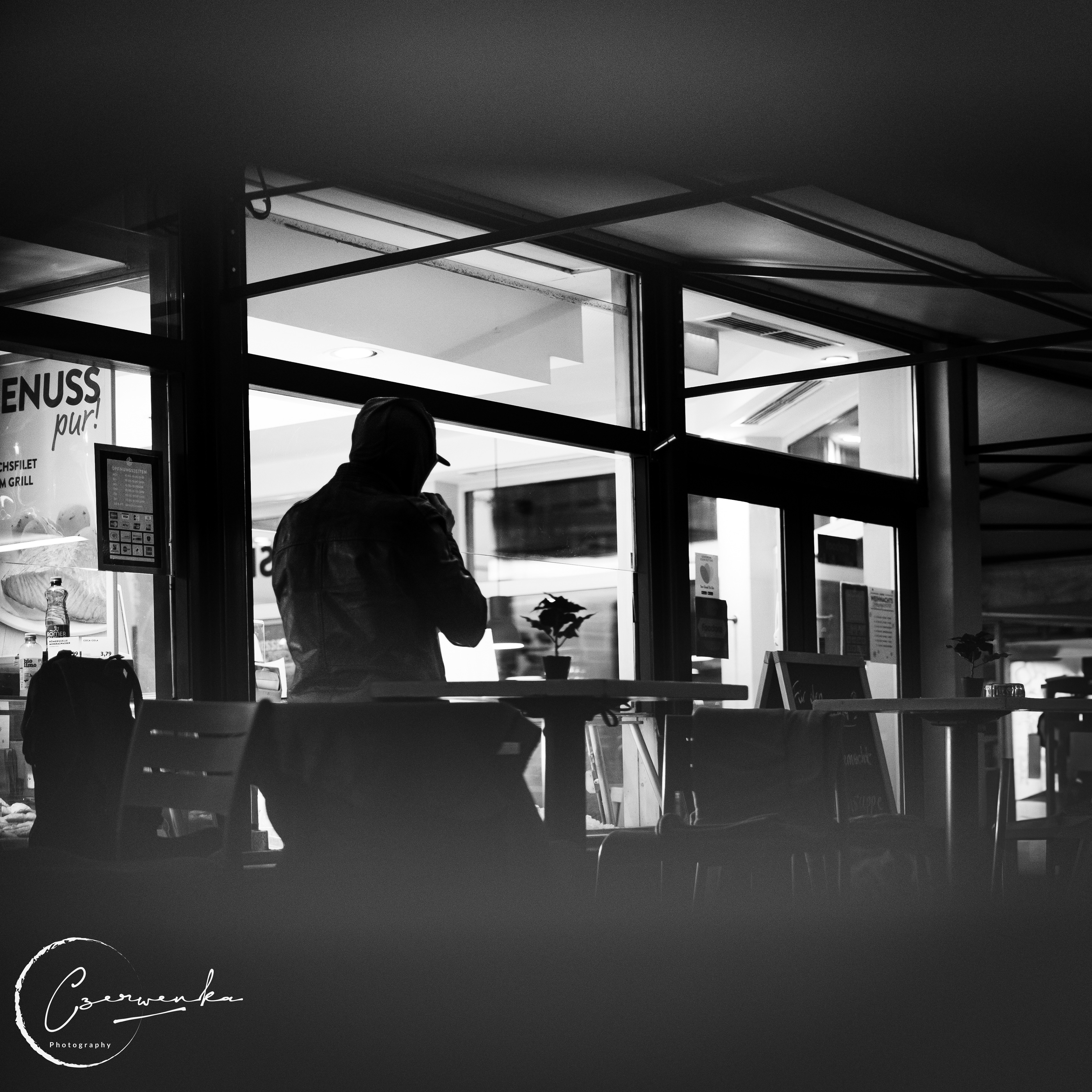 Silhouette at Naschmarkt, Vienna