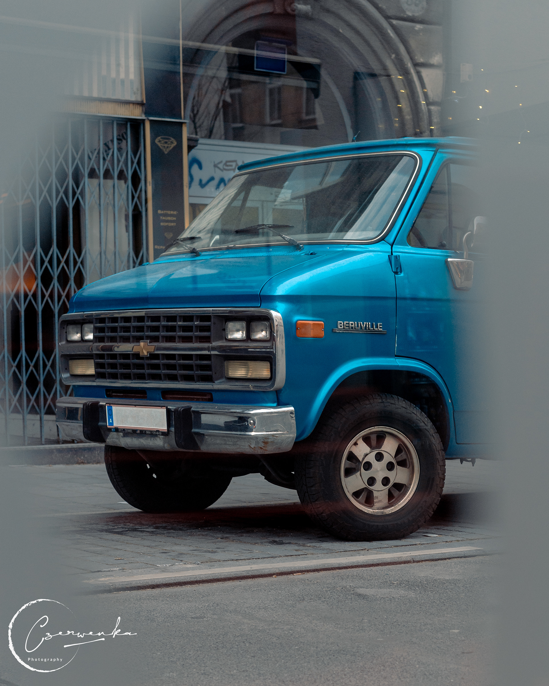 Vintage Vibes and old-school rides, Color Version