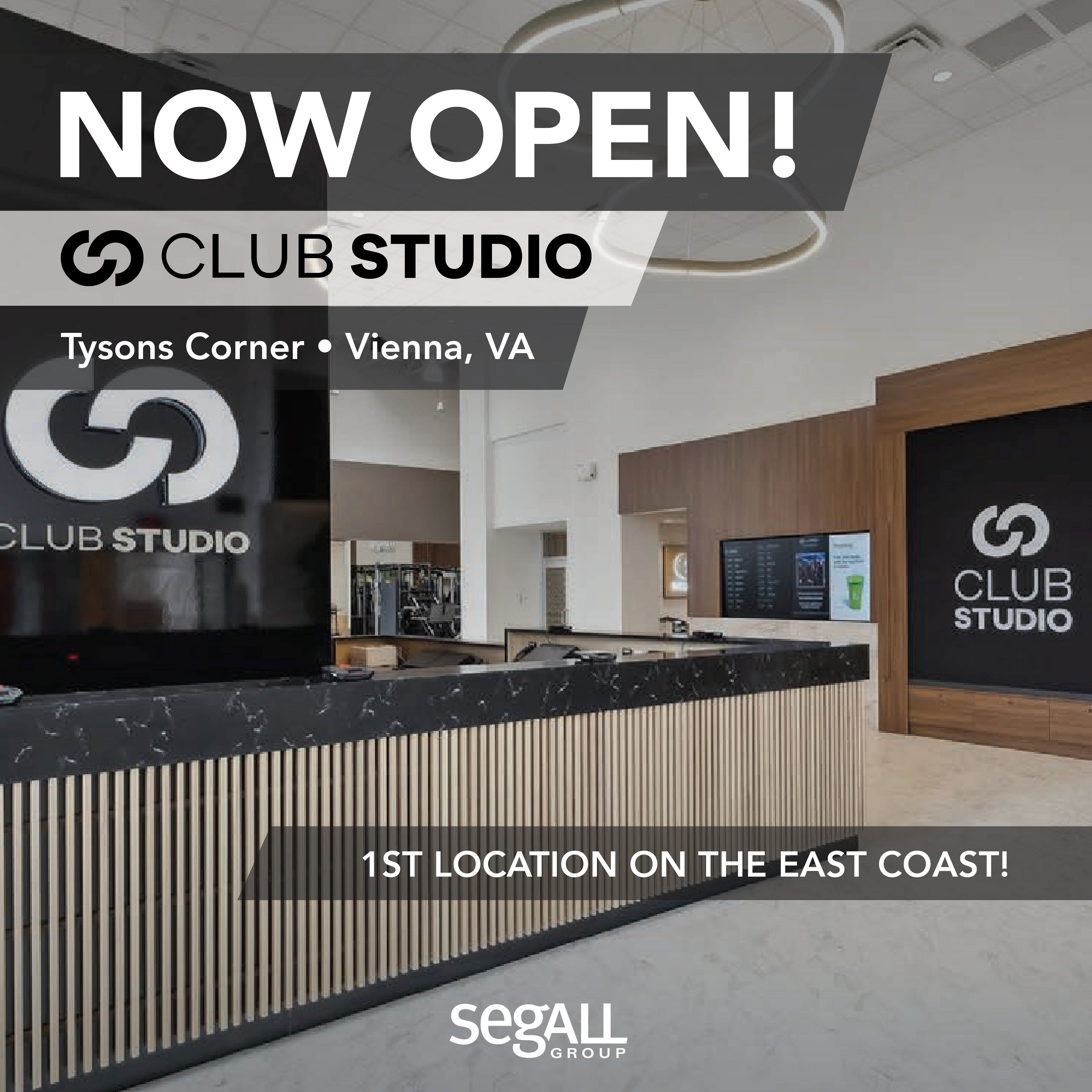 Now Open Social Media Announcement for Club Studio Location