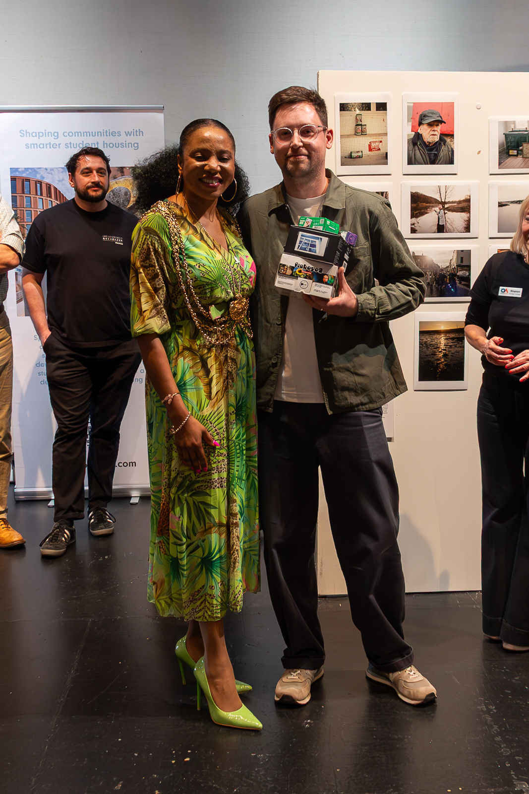 Lord Mayor and winner of the Photo North Student competition