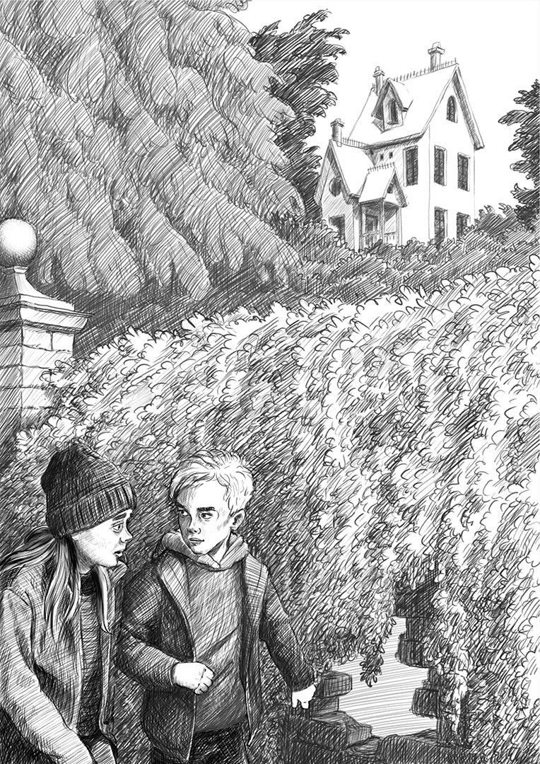 Die Gruselvilla Innenillustration