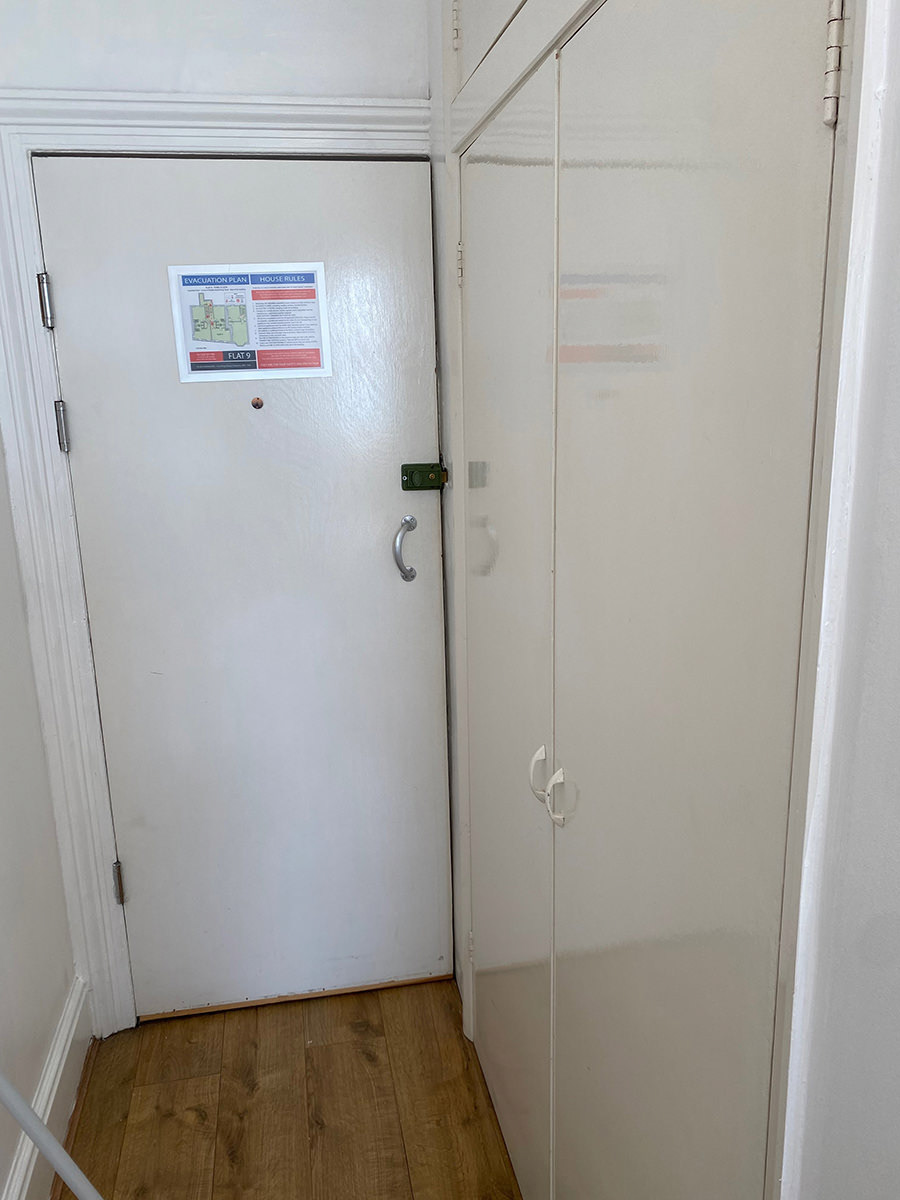 Large double hanging and shelving cupboard