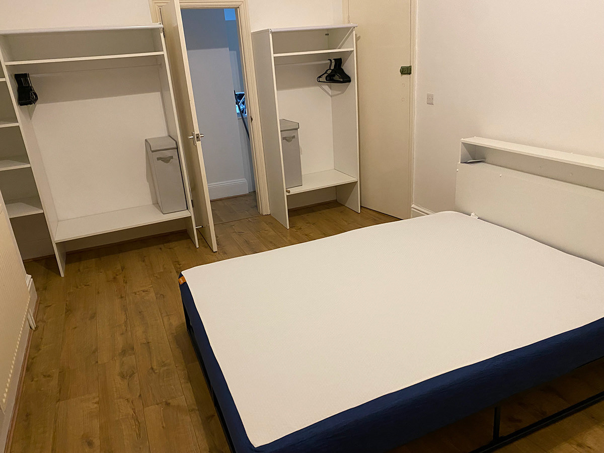Two large hanging/shelving wardrobes