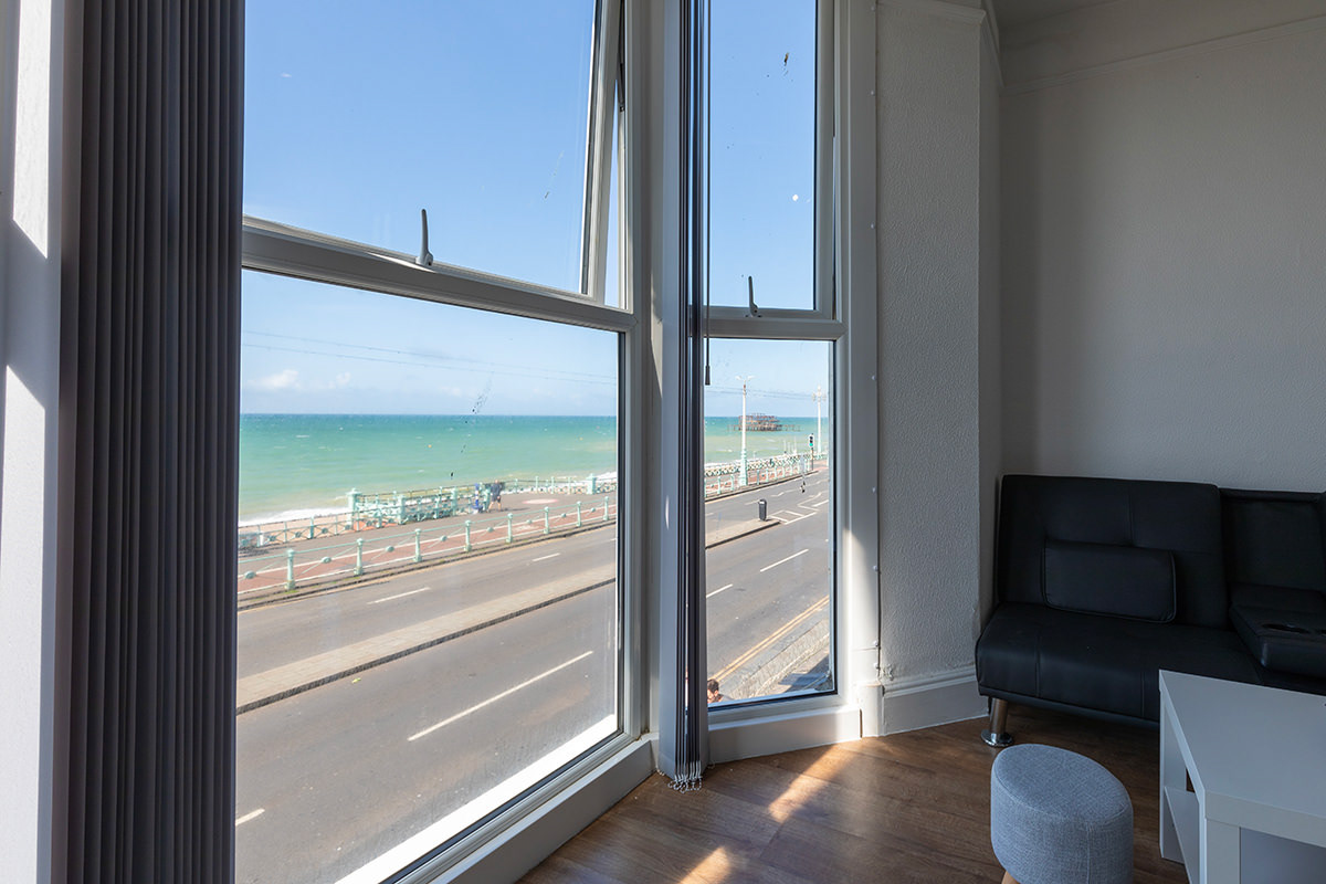 Huge Bay window sea views