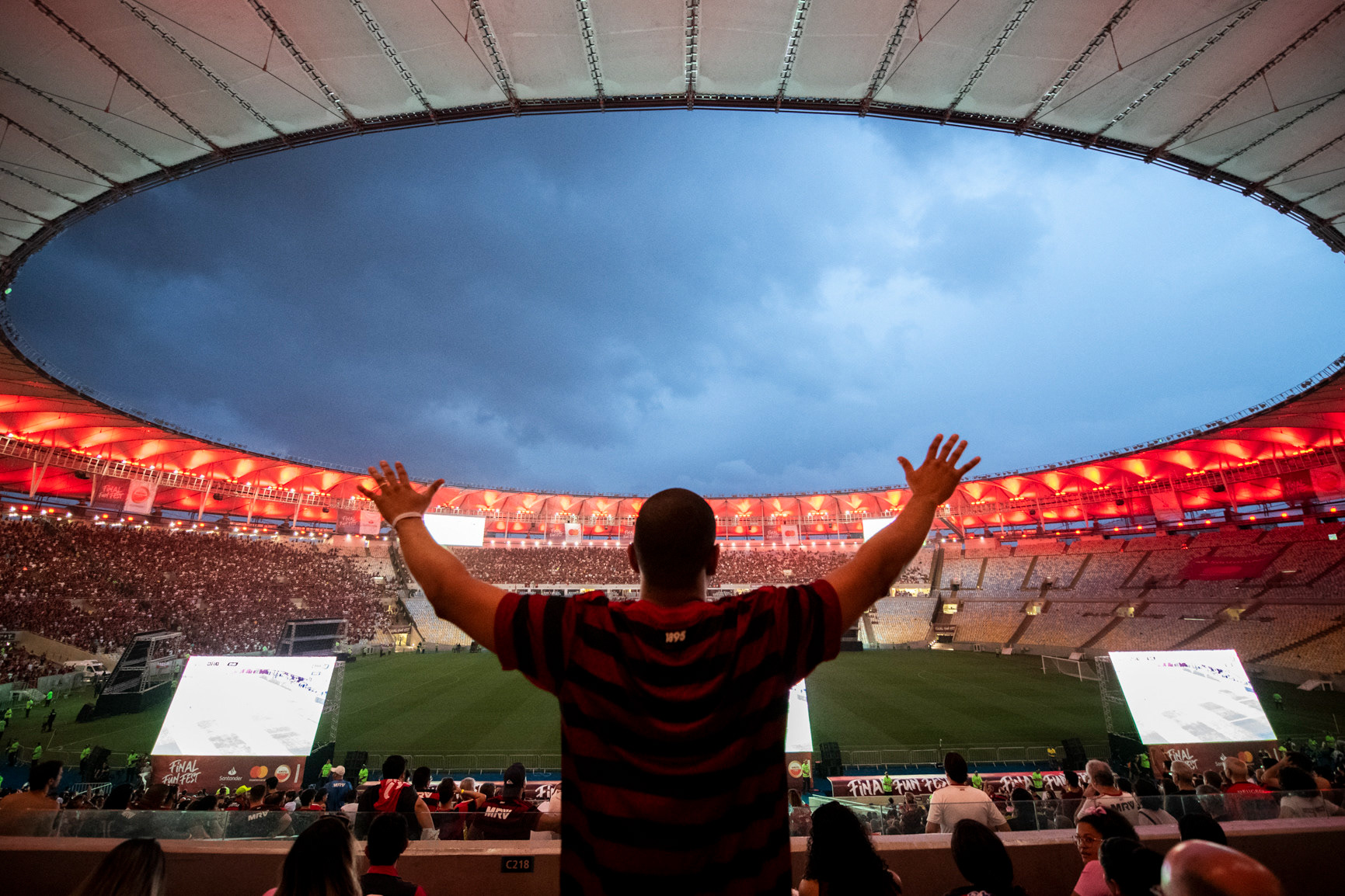 Final Fun Fest, evento realizado no Estádio do Maracanã com um público de 45 mil pessoas. [trabalho X3M]