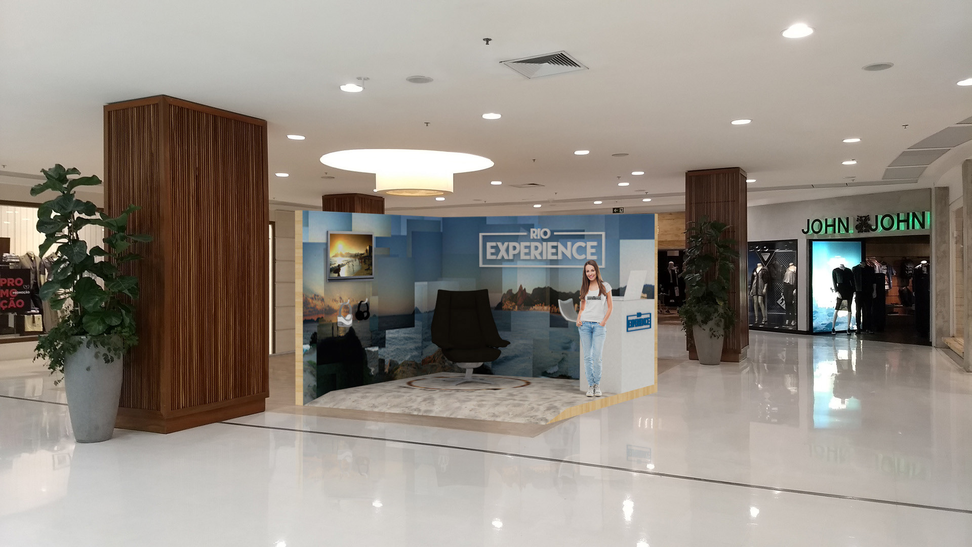 Desenvolvimento de stand para o projeto Rio Experience [trabalho VZA Expomidia]