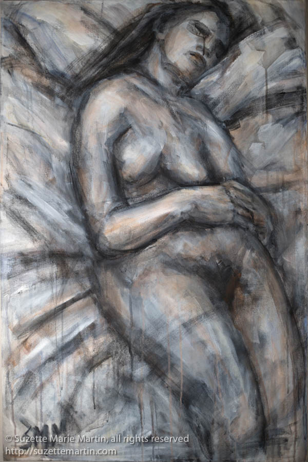 Sleeping Together/Sleeping Alone Diptych Series: Figure Three