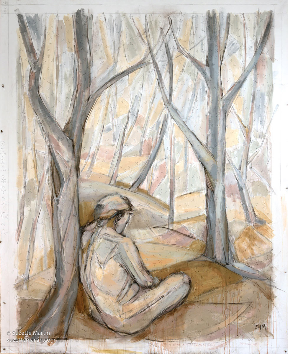 Dryad of Climate Departure (Winter, No Snow) 84” H x 64” W