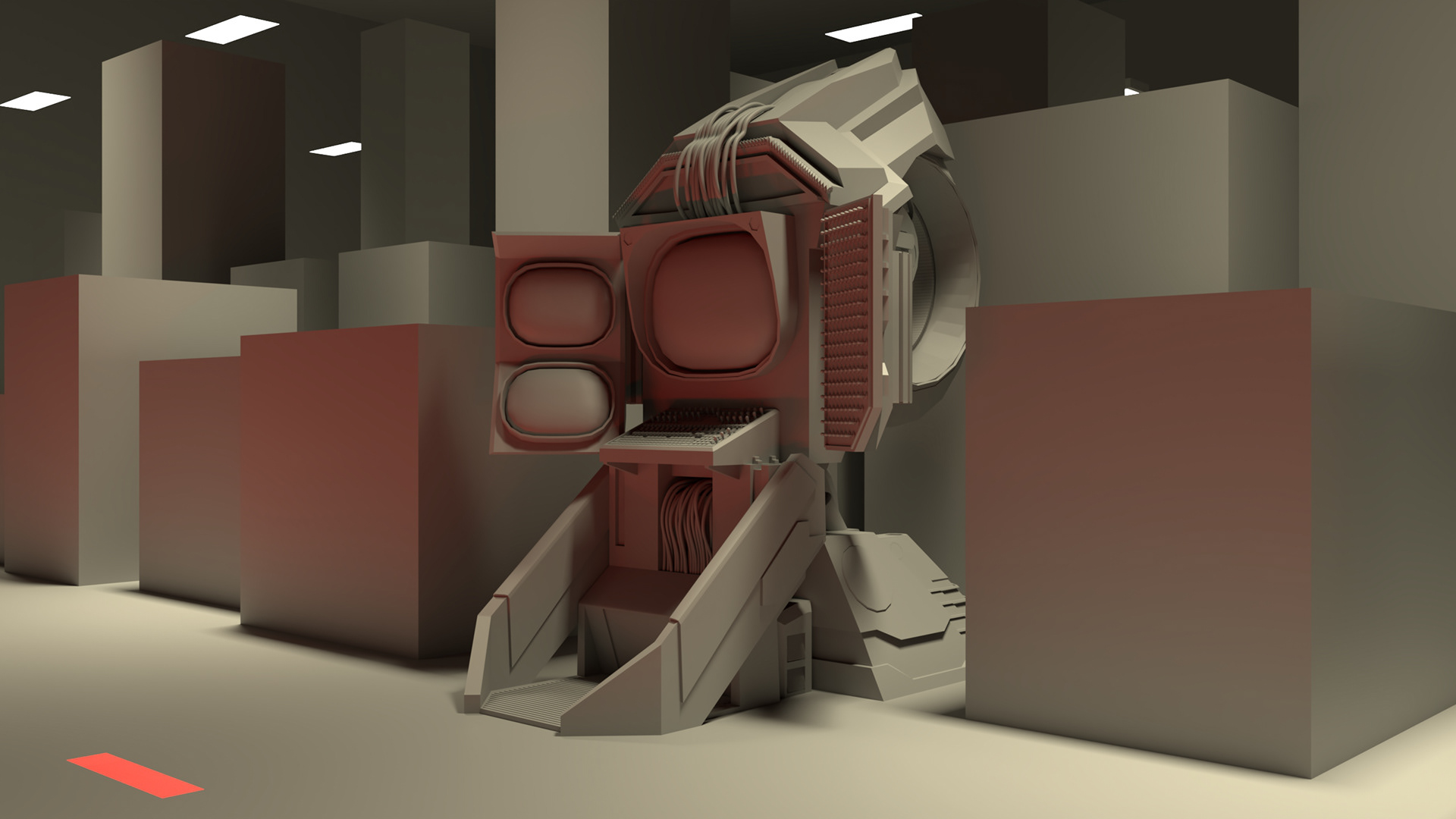 Initial scene blockout