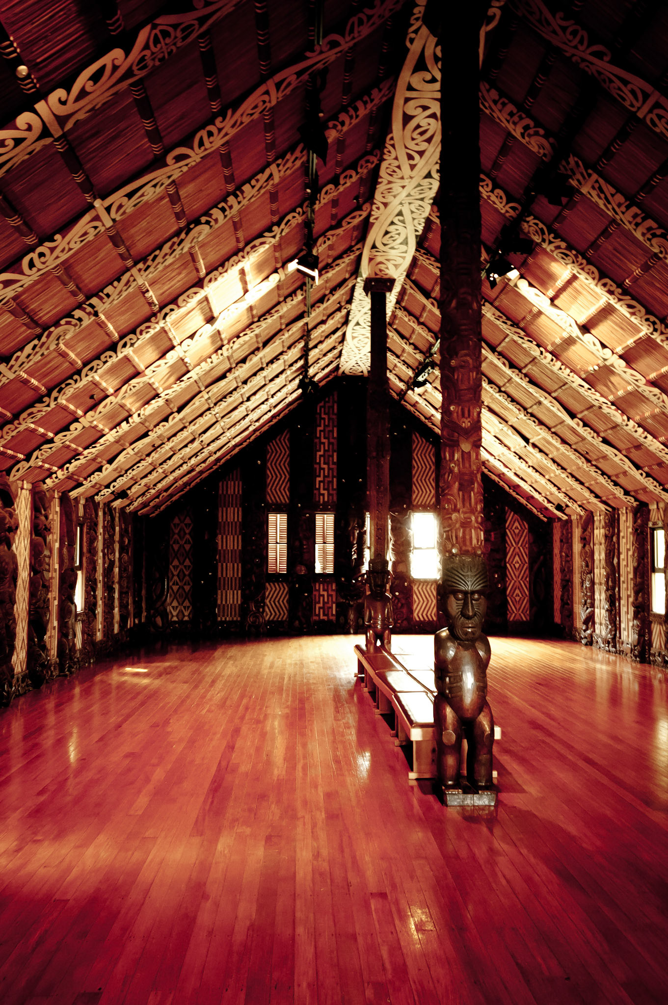 Maori whare on the Waitangi Treaty Grounds