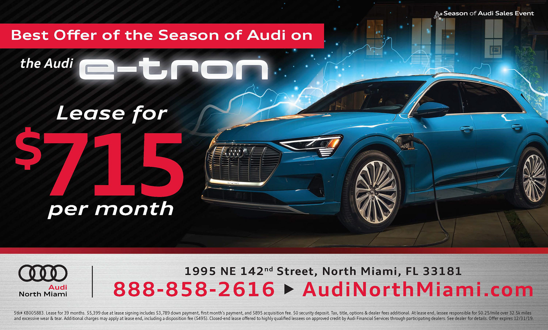 Audi North Miami Postcard Back