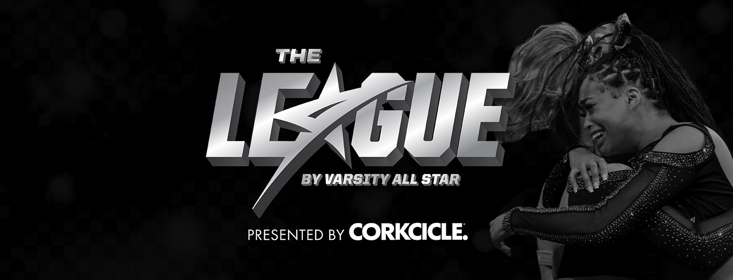 The League Presented by Corkcicle Logo (created by me) website header banner.