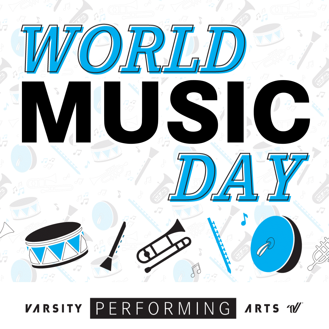 Varsity Performing Arts World Music Day Post