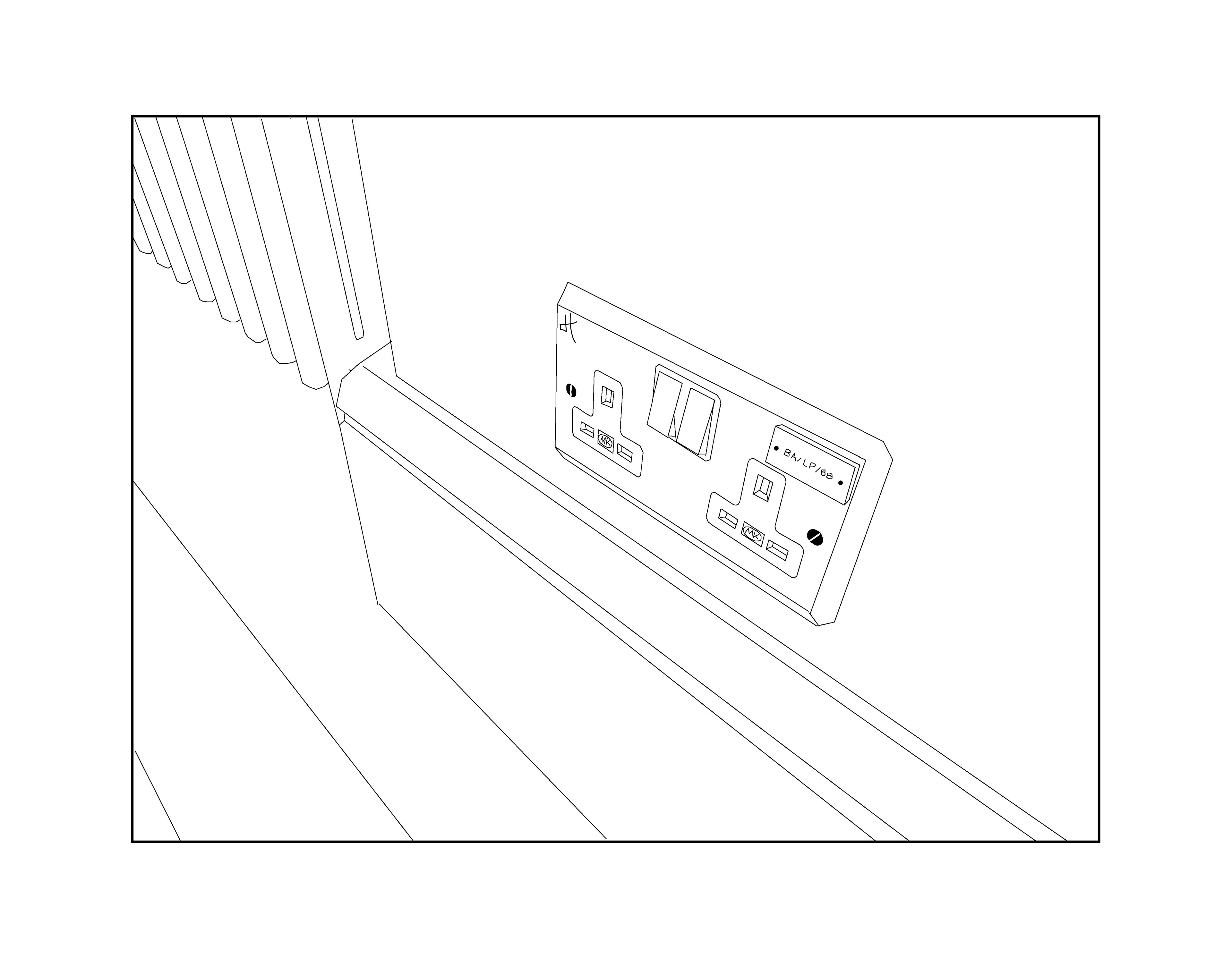 Plug Drawing - Old Toilet entrance, LeftSide, RAA