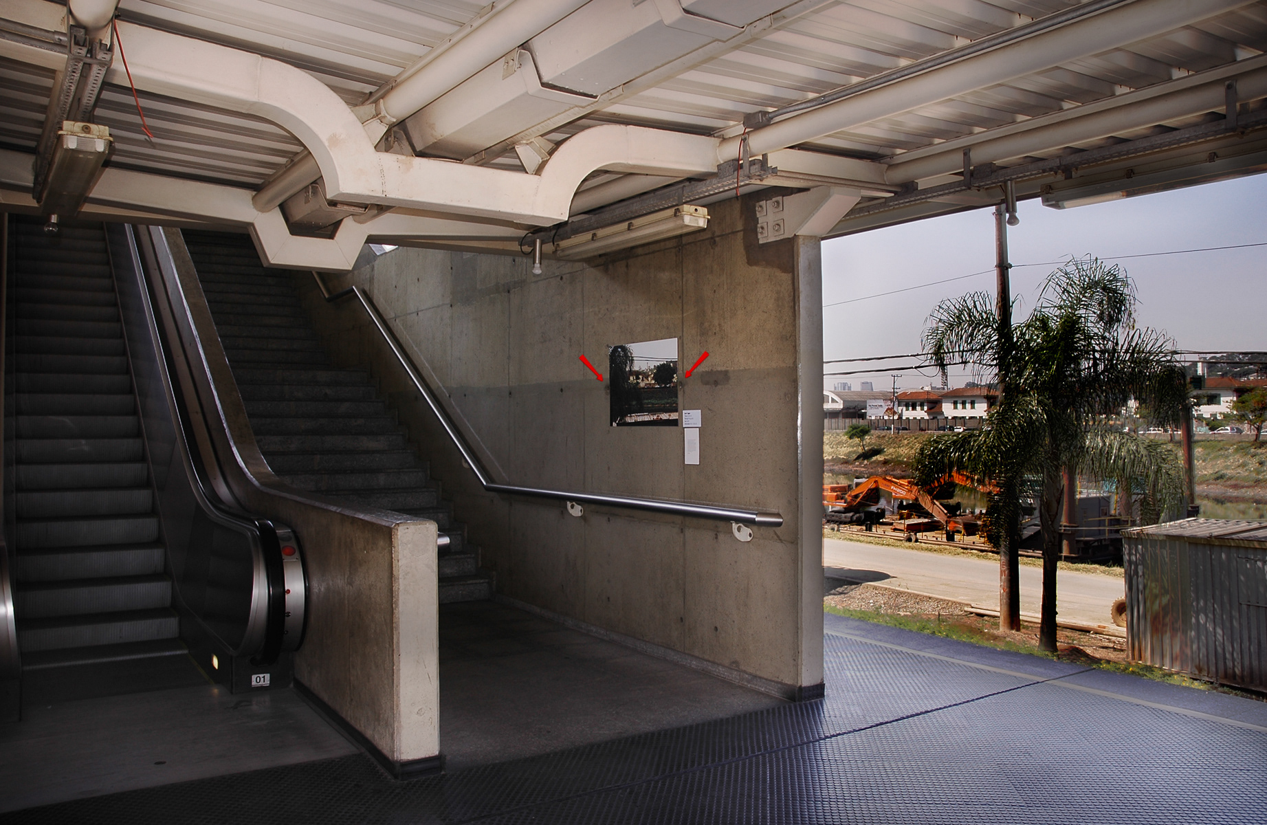 The Hebraica Train Station (site-specific installation view)