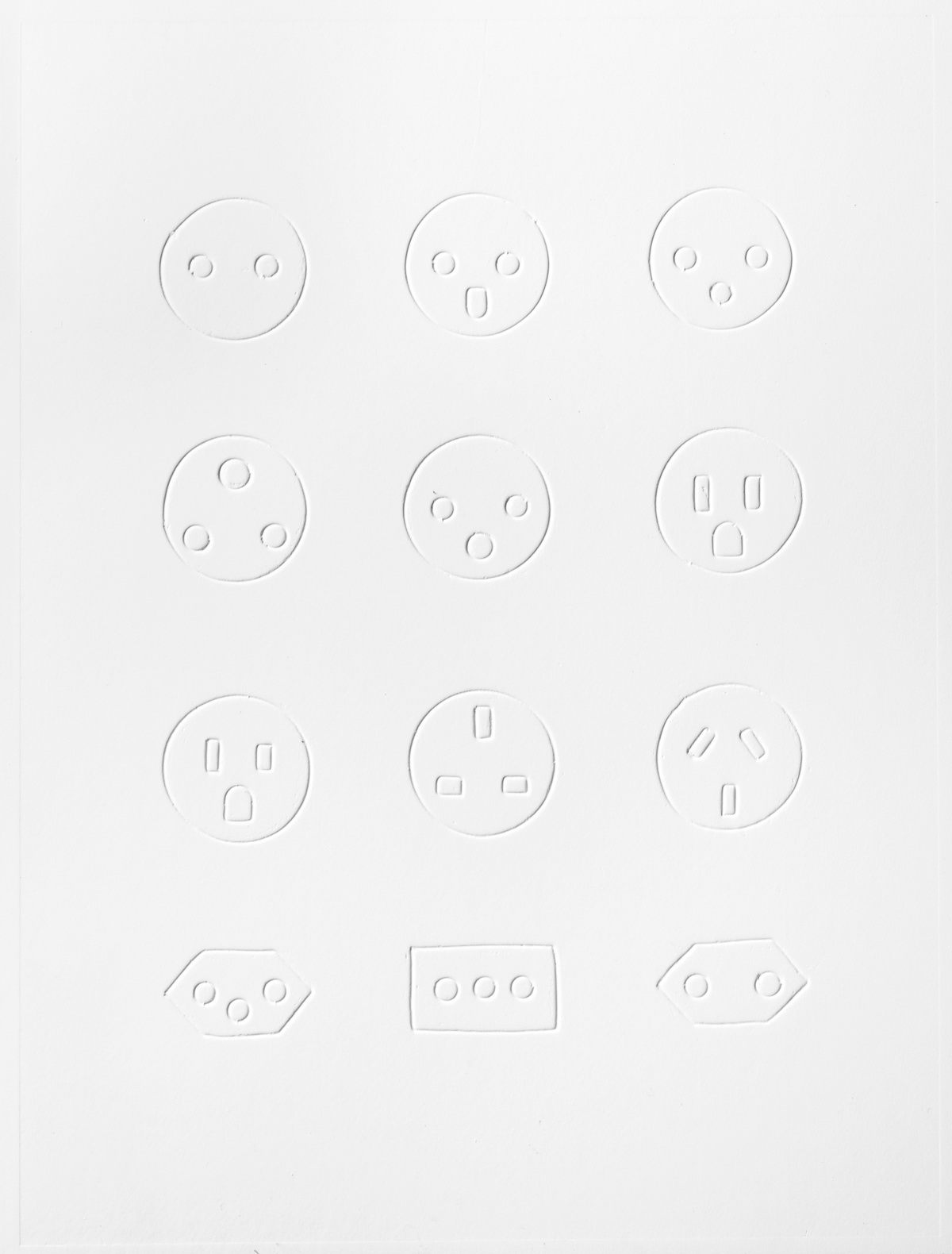 White Plugs - Sockets