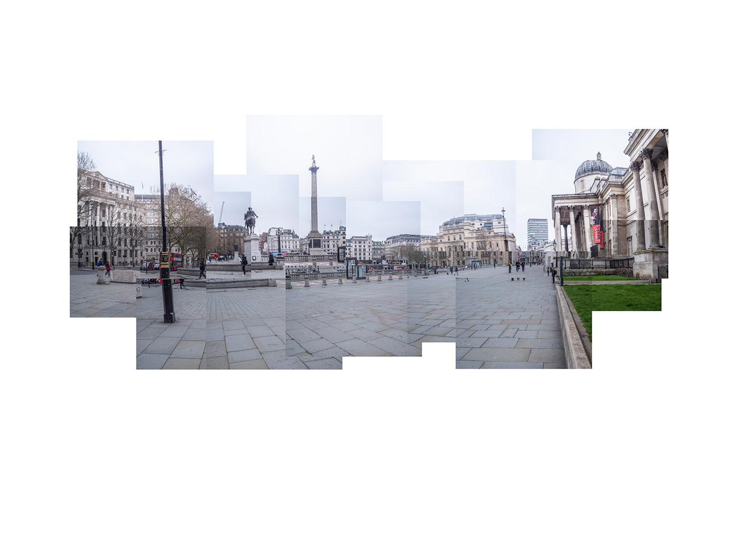 Empty London (To Hockney) - Trafalgar Square